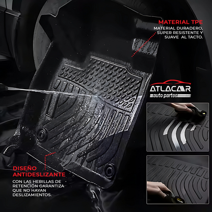 Juego De Tapetes Para Auto Uso Rudo Toyota Tacoma 2018-2023