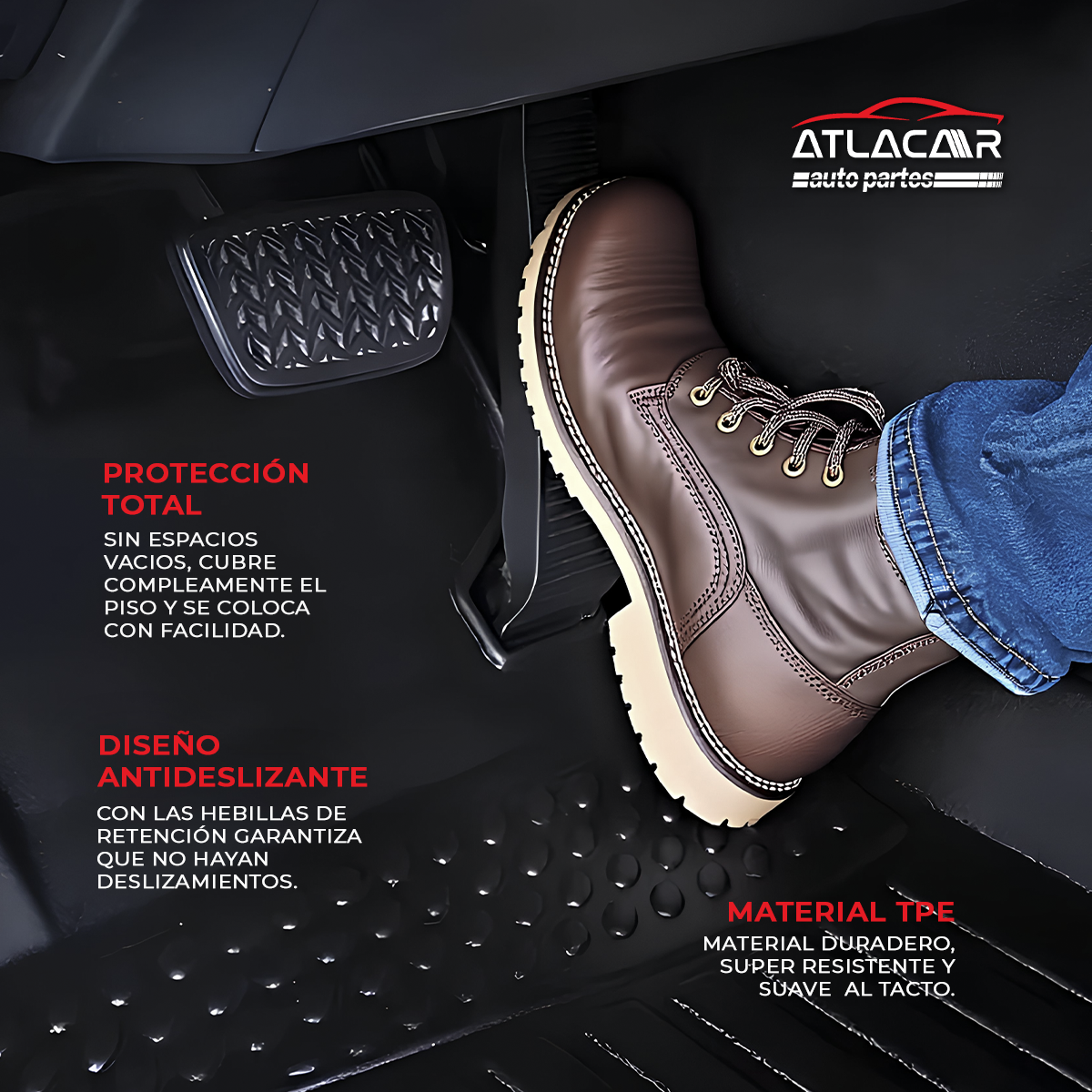 Juego De Tapetes Para Auto Uso Rudo Jac Frison T8 2020-2024