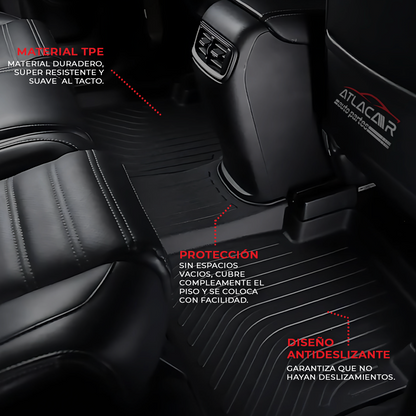 Juego De Tapetes Para Auto Uso Rudo Nissan Np300 2015-2020