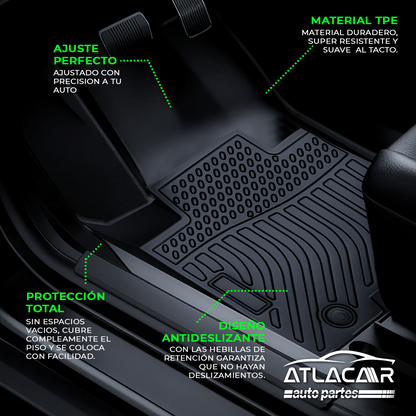 Juego De Tapetes Para Auto Uso Rudo Hyundai Tucson 2016-2021