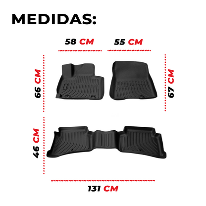 Juego De Tapetes Para Auto Uso Rudo Hyundai Tucson 2016-2021