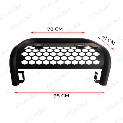 Tumbaburros Con Faros Led Mitsubishi L200 2015-2019