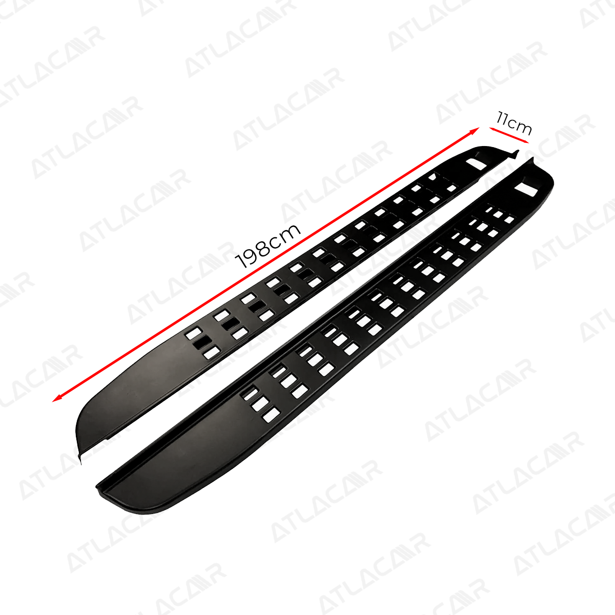 Estribos Antiderrapantes Ford Ranger 2013-2022 Negro