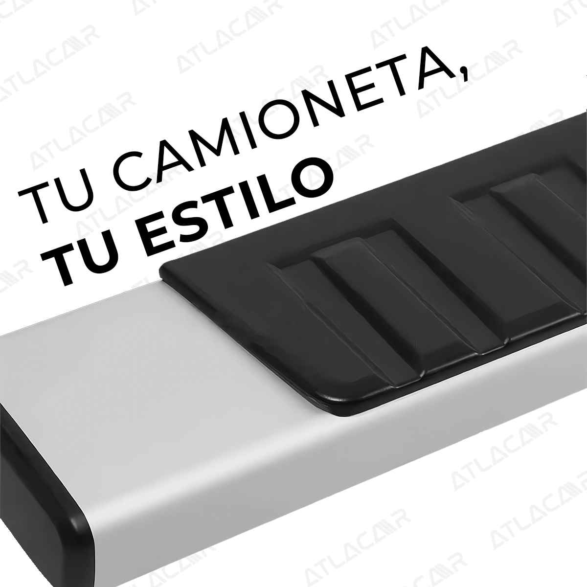 Estribos Antiderrapantes Chevrolet Silverado 2019+ Negro
