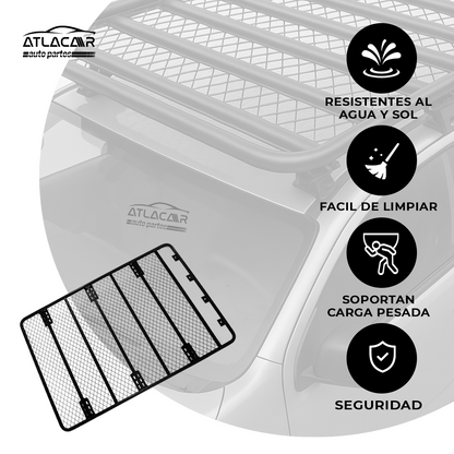 Roof Rack Universal Para Camioneta Negro 180x125cm