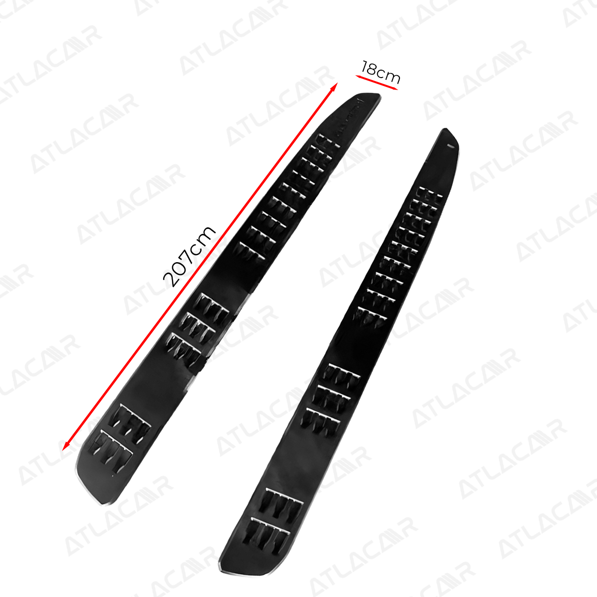 Estribos Antiderrapantes Ford Ranger 2013-2022 Negro