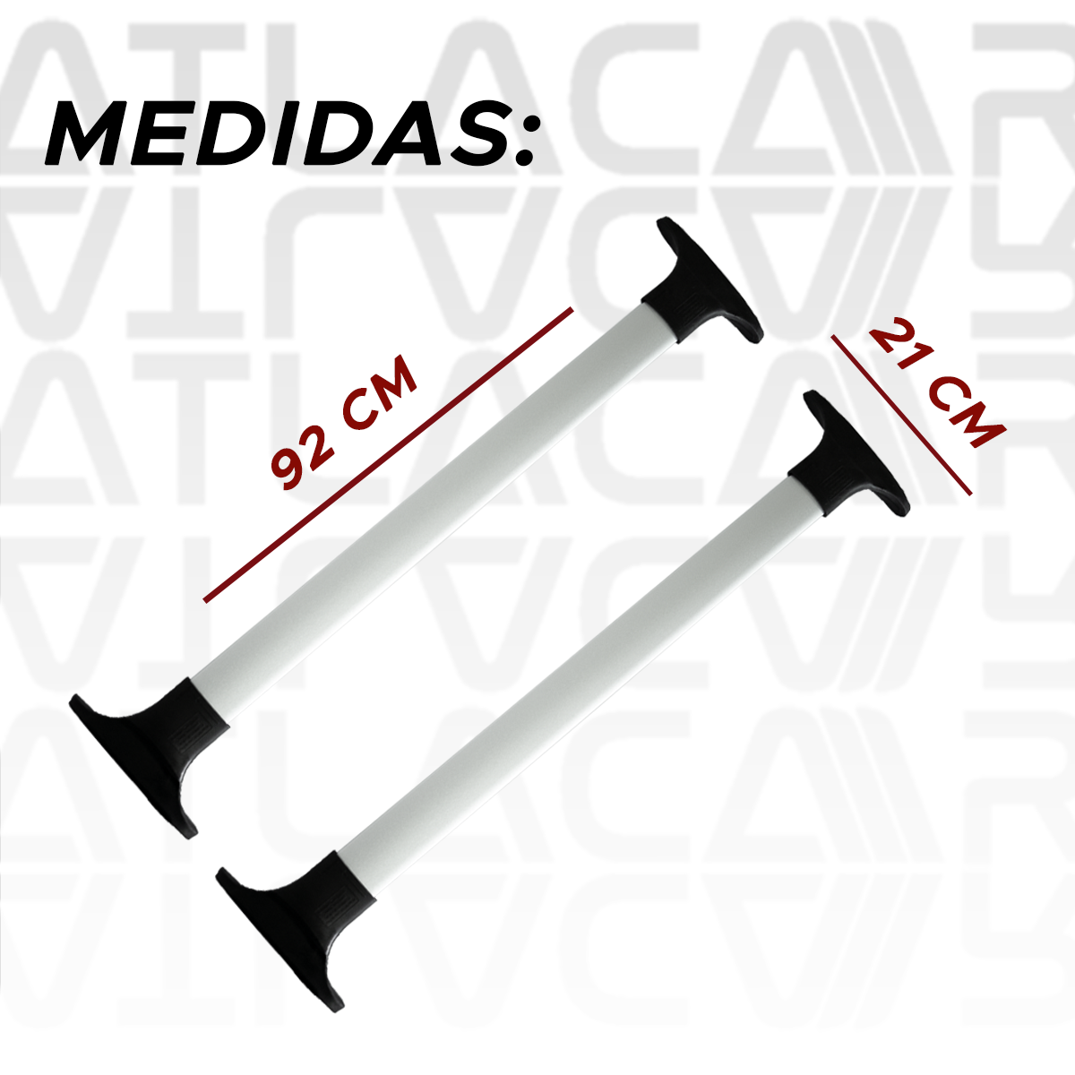 Barras Transversales Portaequipaje Ford Ecosport 13-19 Ecsp-rcb1-1319