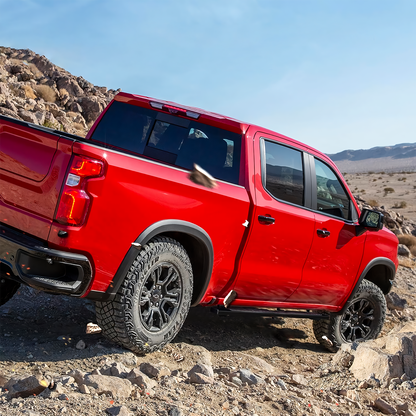 Estribos Antiderrapantes Chevrolet Silverado 2019+ Negro