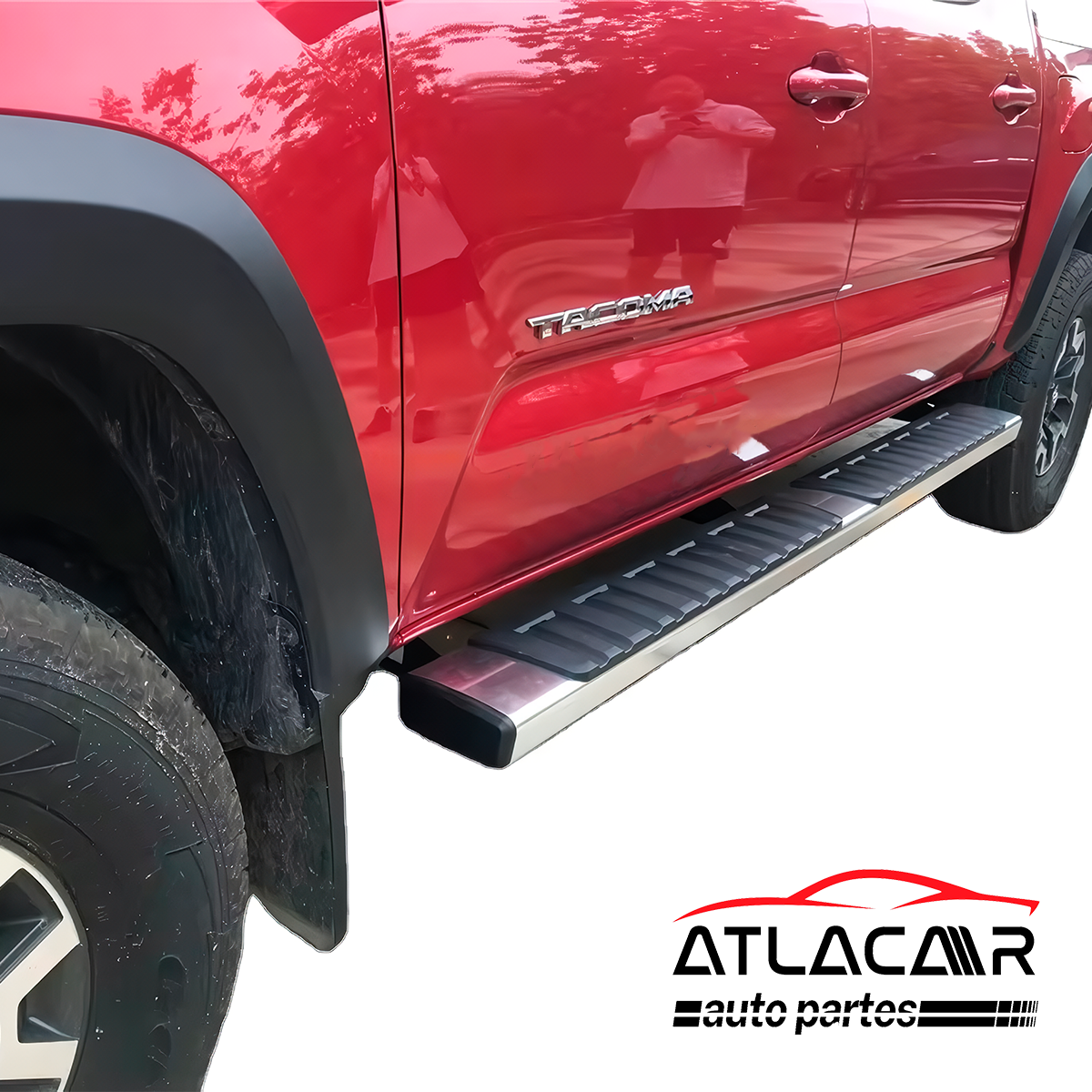 Estribos Para Chevrolet Silverado 2007-2018 Negro