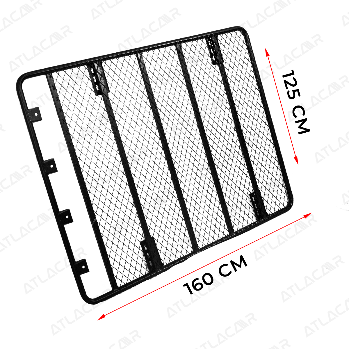 Roof Rack Universal Para Camioneta Negro 160x125cm
