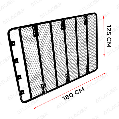 Roof Rack Universal Para Camioneta Negro 180x125cm