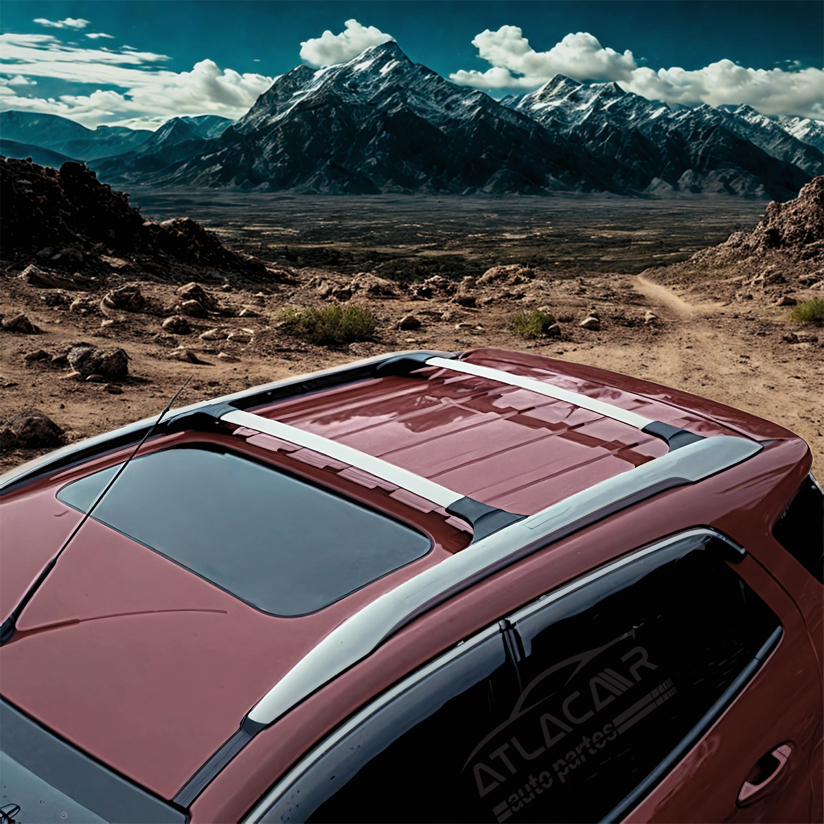 Barras Transversales Portaequipaje Ford Ecosport 13-19 Ecsp-rcb1-1319