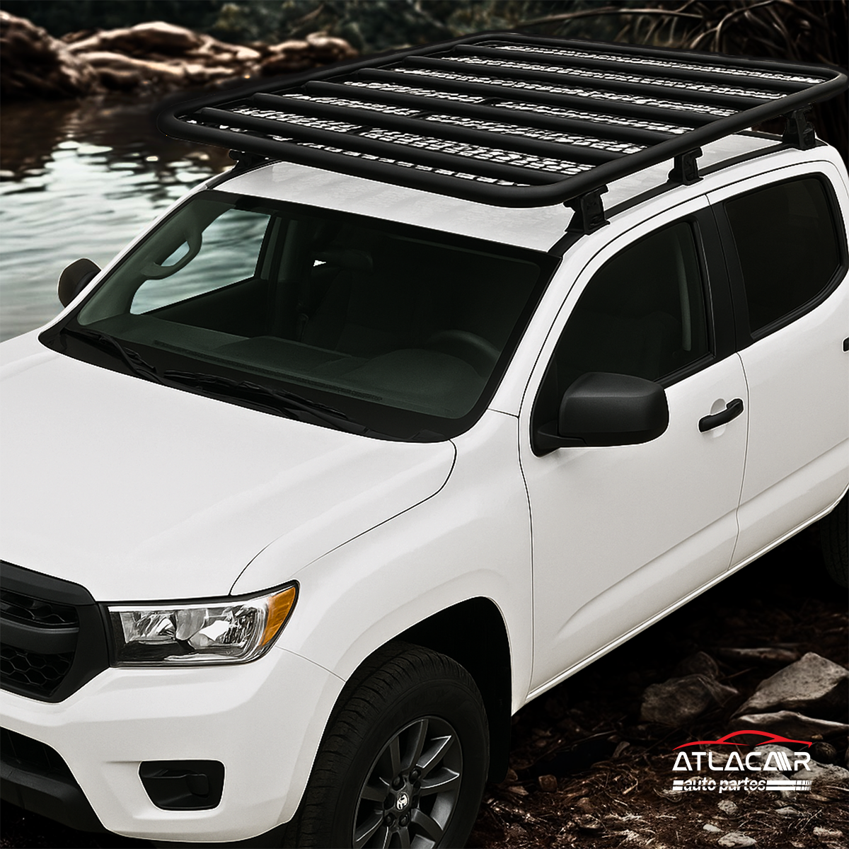 Roof Rack Universal Para Camioneta Negro 180x125cm