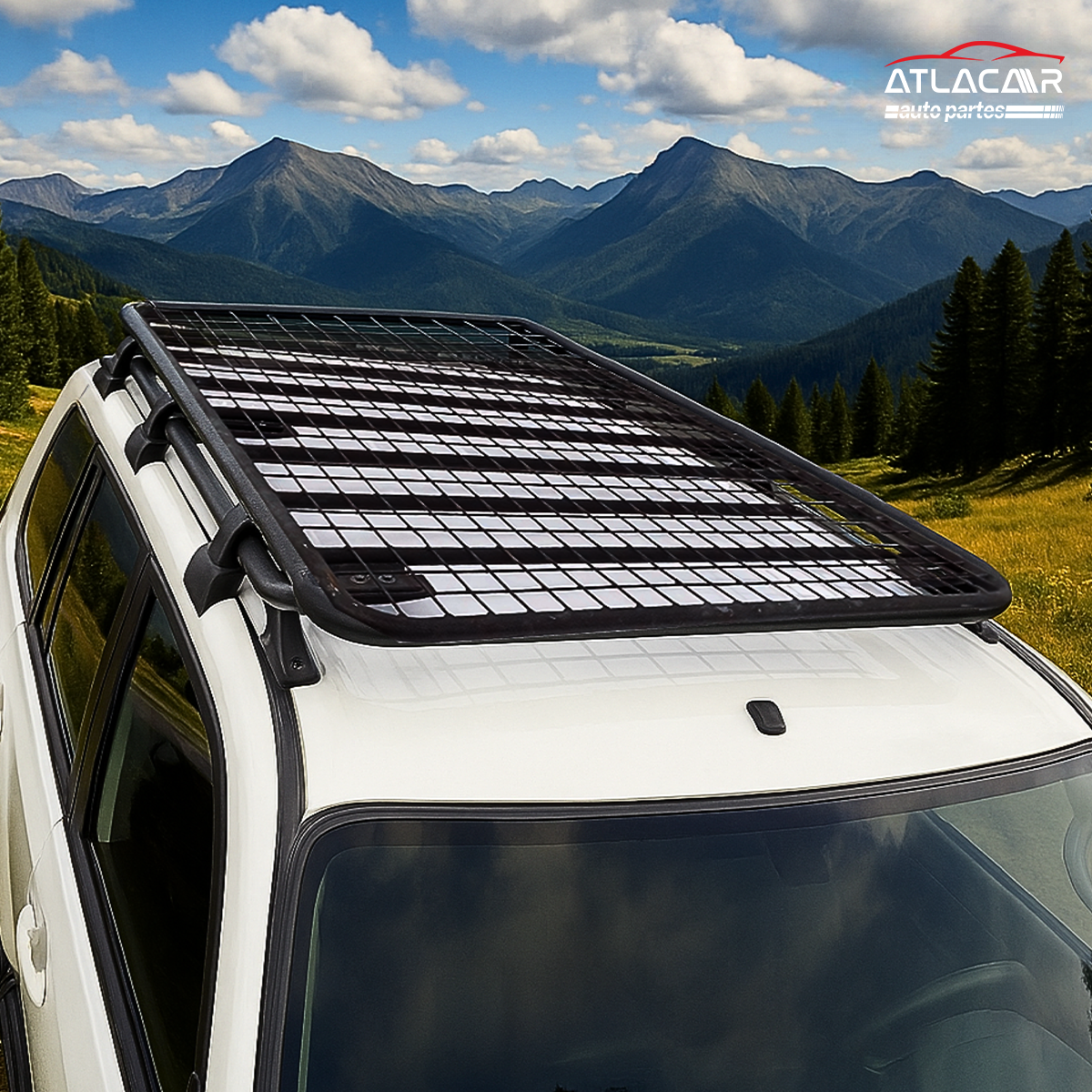 Roof Rack Universal Para Camioneta Negro 200x125cm