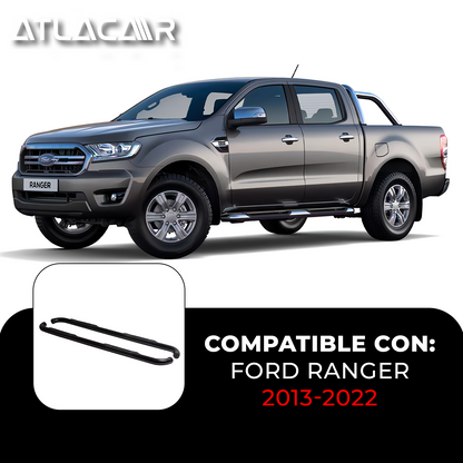 Estribos Antiderrapante Ford Ranger 2013-2022 Negro