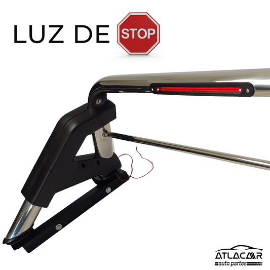 Roll Bar Cromado Con Luz LED. Para Chevrolet S10