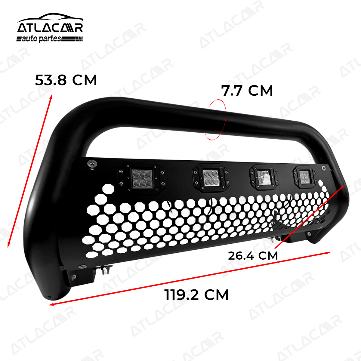 Tumbaburros Con Leds Chevrolet Colorado 2016-2022