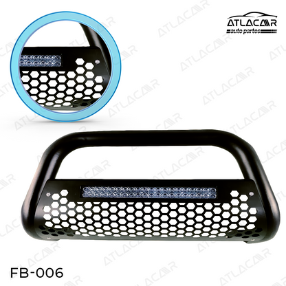 Burrera Con Barra Led Hilux Revo 2015-2023