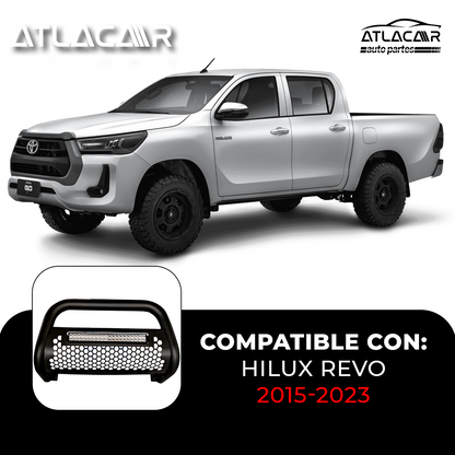Burrera Con Barra Led Hilux Revo 2015-2023