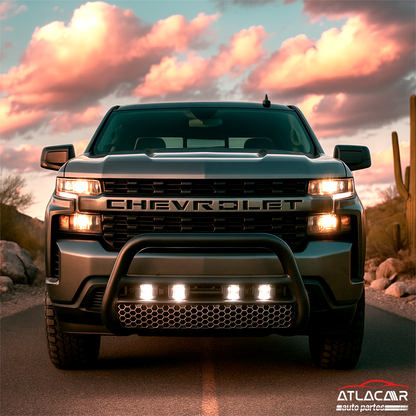 Tumbaburros Con Leds Chevrolet Silverado 2007-2018