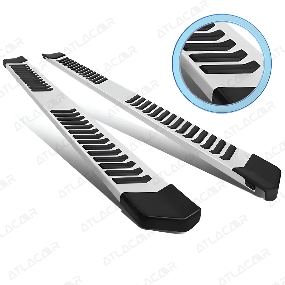 Estribos Antiderrapantes Jeep Wrangler Jl 2018+ Negro