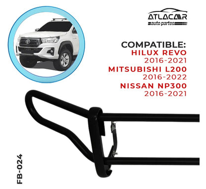 Burrera Hilux Revo 2016-2021 Negro