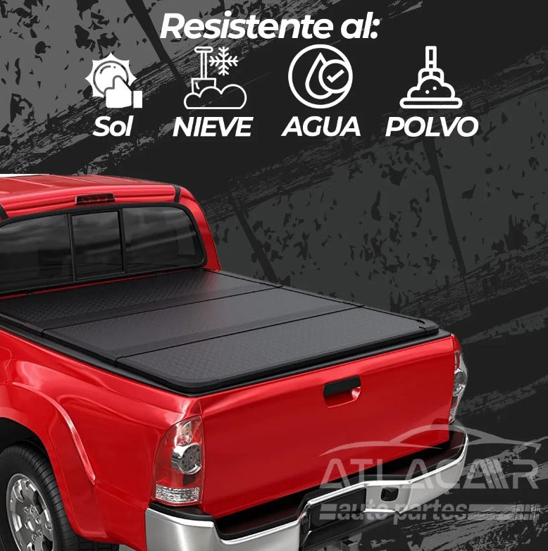 Tapa Rígida Pickup Triptica Con Luz Amarok 2011-2022