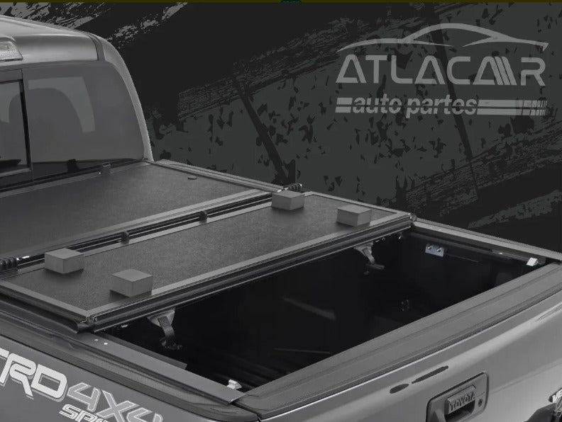 Tapa Rigida Triptica C/ Luz Volkswagen Amarok 2023+ Negro