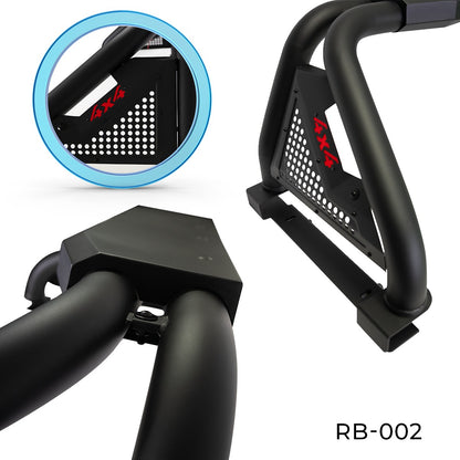 Roll Bar Con Freno Led Para Isuzu D-max Negro