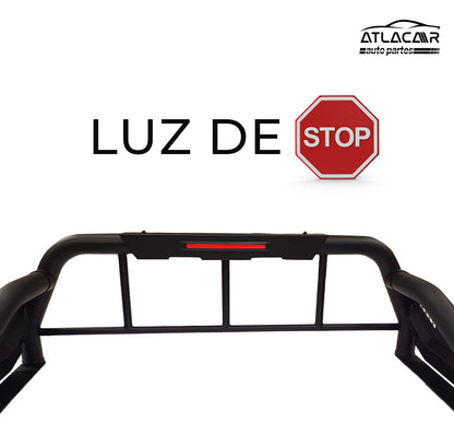 Roll Bar Freno Led Pasamanos Ford Ranger Negro