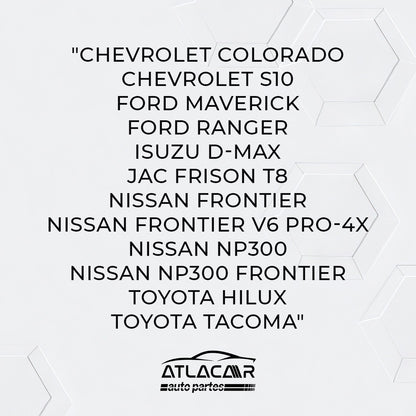 Roll Bar Con Freno Led /pasamanos A Chevrolet Colorado Negro