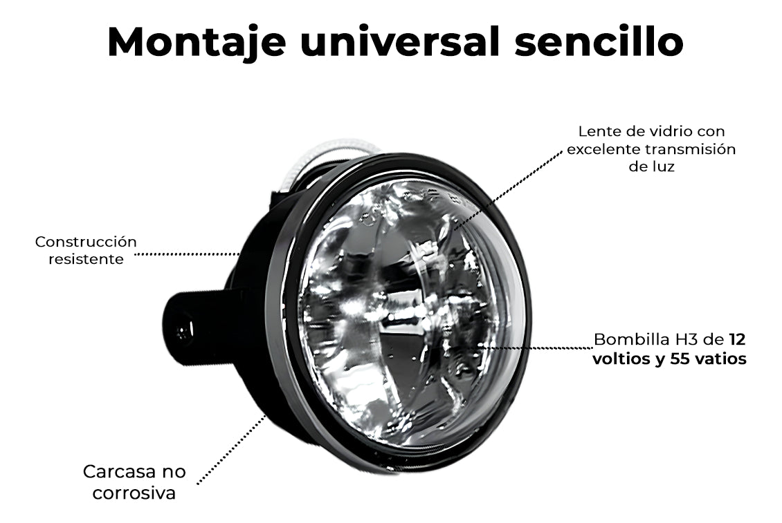 Faros Para Camioneta Universalaes Para Niebla Ambos Lados