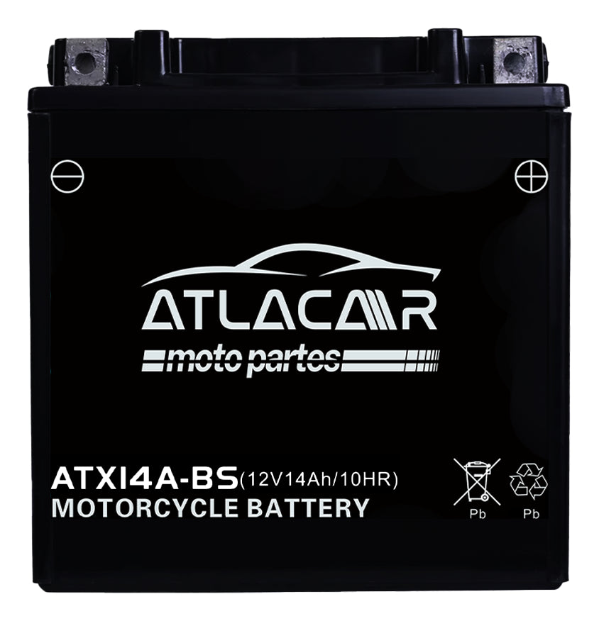 Bateria Para Moto Atlacar Atx14a-bs